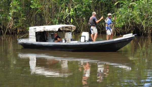 Explore l'amazonie landaise en barque sur le courant d'huchet